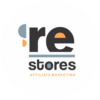 Re-Stores Logo with White Circle